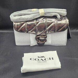 Coach Tabby 20 Crossbody Shoulder Bag CW596 Anthracite Metallic